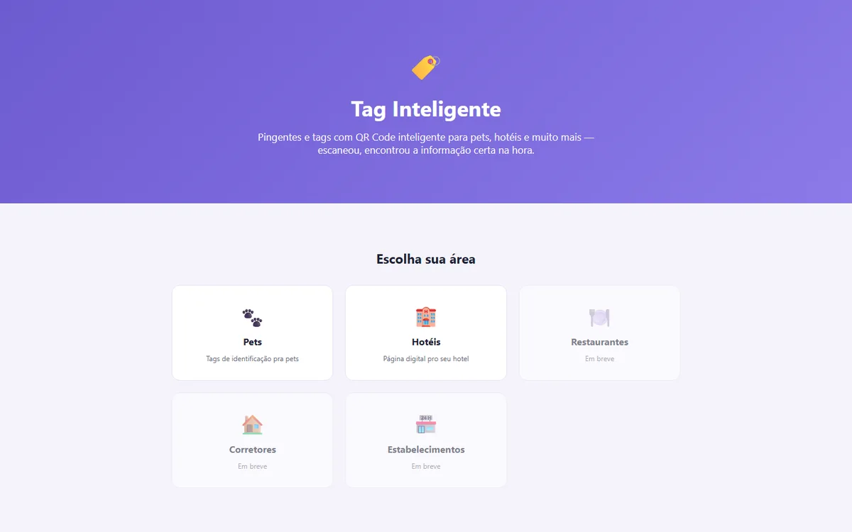 Site da Tag Inteligente